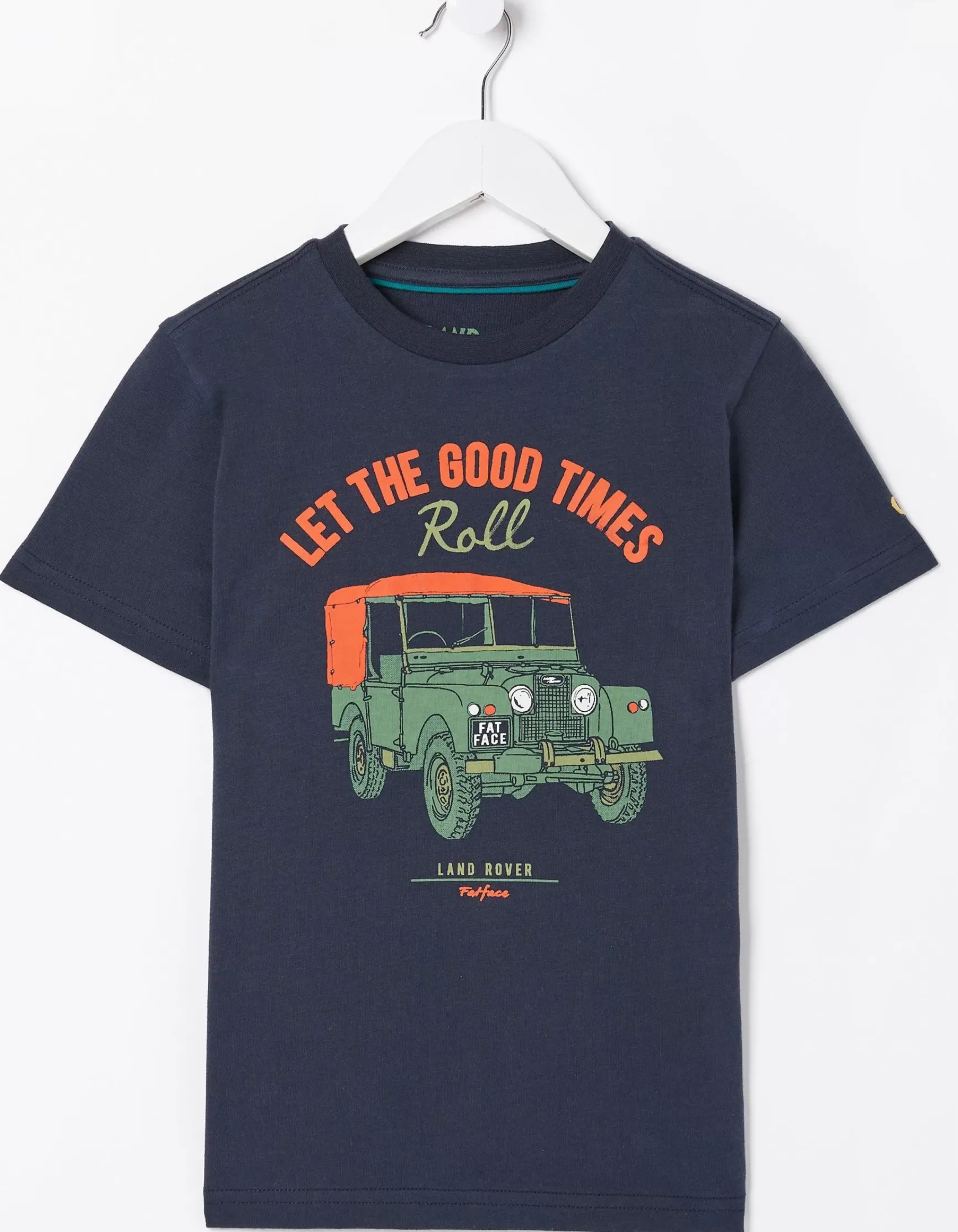 FatFace Land Rover Times Jersey T-Shirt|Gifts Land Rover Collaboration