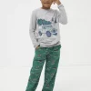 FatFace Land Rover Woven Pyjama Set|Gifts Land Rover Collaboration