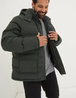 FatFace Launton Short Puffer Jacket|Men View All