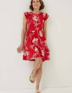 FatFace Laurie Batik Jersey Dress|Women Dresses