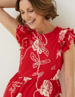 FatFace Laurie Batik Jersey Dress|Women Dresses
