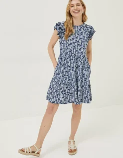 FatFace Laurie Geo Jersey Dress|Women Dresses
