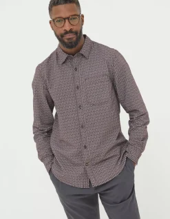 FatFace Leaf Print Shirt|Men View All