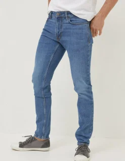 FatFace Lean Slim Light Wash Jeans|Men Jeans