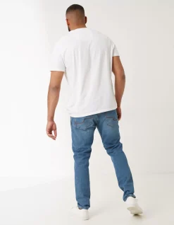 FatFace Lean Slim Light Wash Jeans|Men Jeans