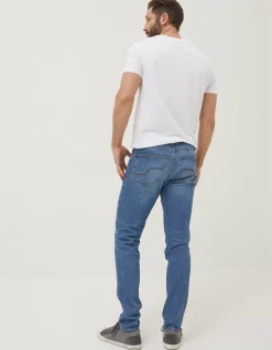 FatFace Lean Slim Light Wash Jeans|Men Jeans