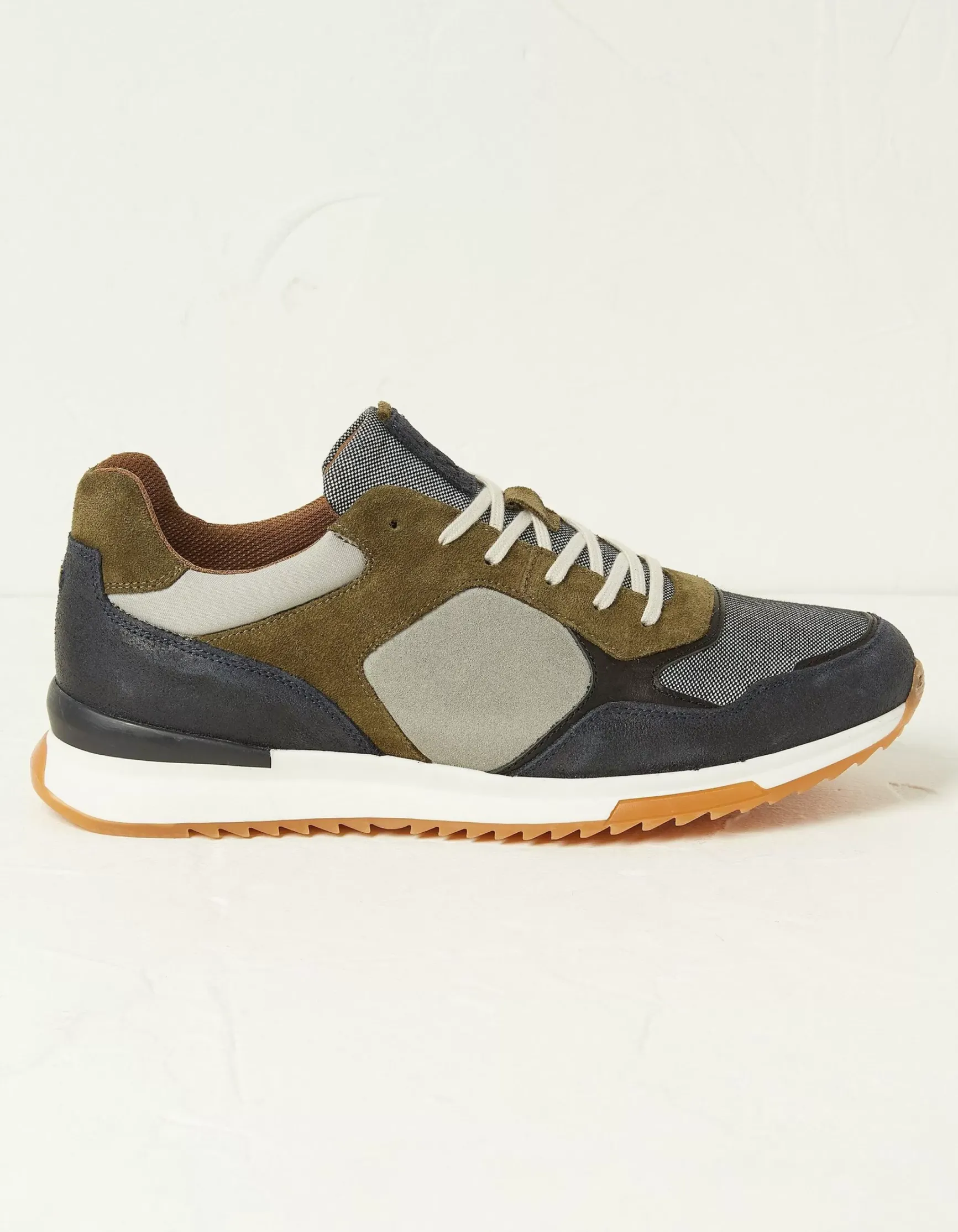 FatFace Leather Colour Block Trainers|Men View All