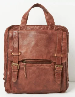 FatFace Leather Rucksack|Men View All