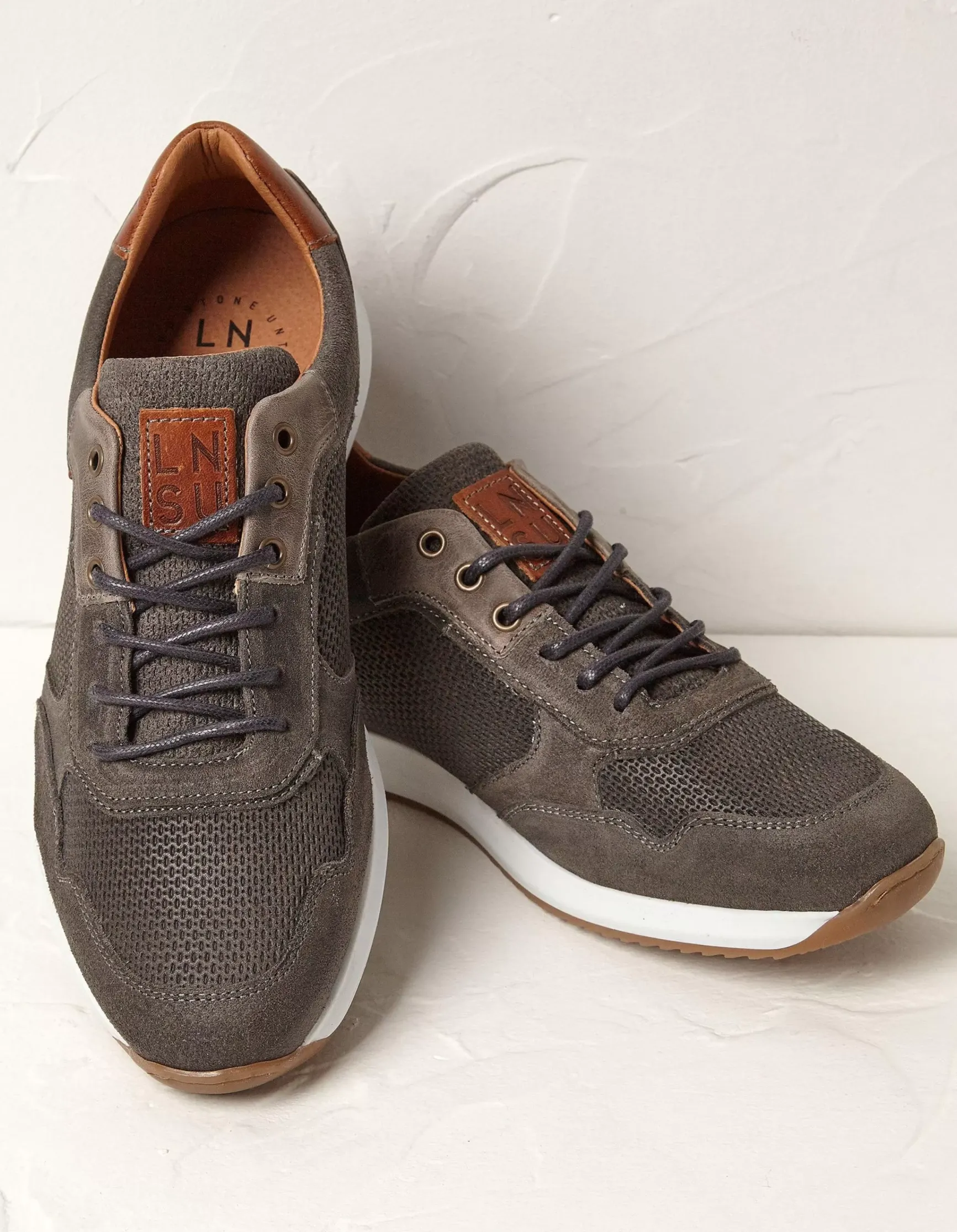 FatFace Leather Trainer|Men View All
