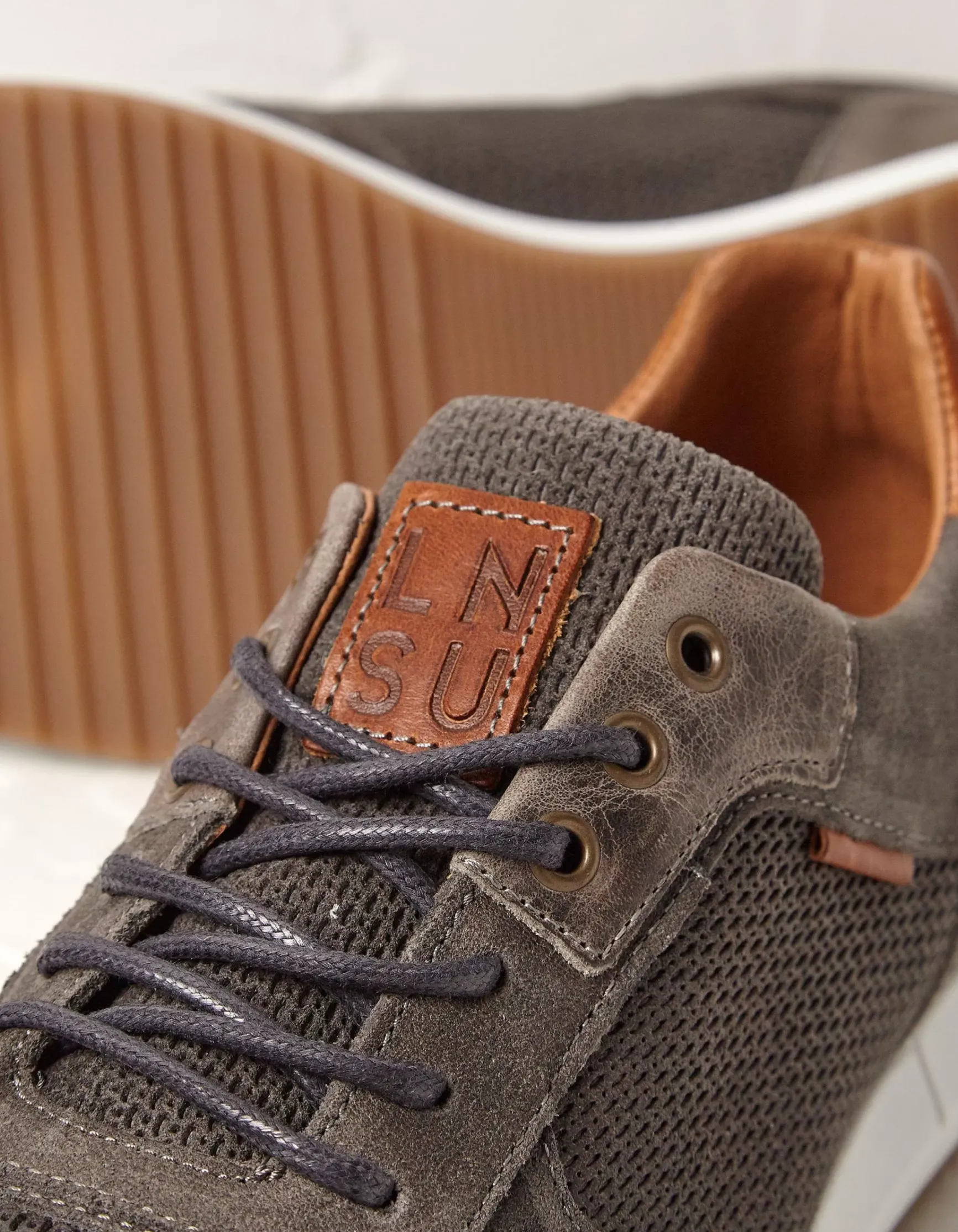 FatFace Leather Trainer|Men View All