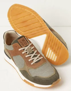 FatFace Leon Leather Trainer|Men View All