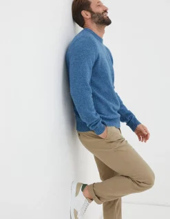FatFace Lewes Crew Jumper|Men Knitwear