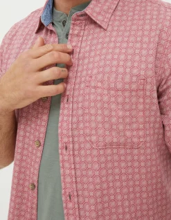 FatFace Linear Print Shirt|Men View All