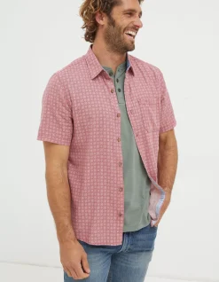 FatFace Linear Print Shirt|Men View All
