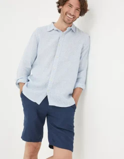 FatFace Linen Flat Front Shorts|Men Shorts