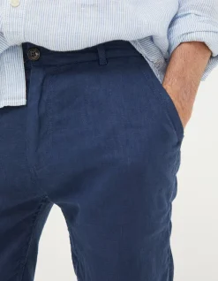 FatFace Linen Flat Front Shorts|Men Shorts