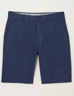 FatFace Linen Flat Front Shorts|Men Shorts