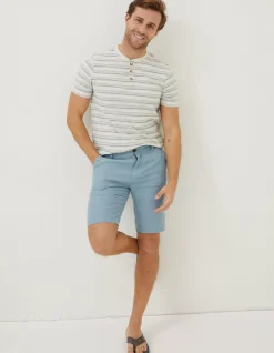 FatFace Linen Flat Front Shorts|Men Shorts