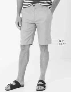 FatFace Linen Flat Front Shorts|Men Shorts