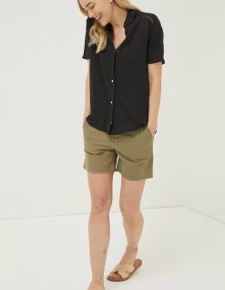 FatFace Linen Shirt|Women Tops & T-Shirts