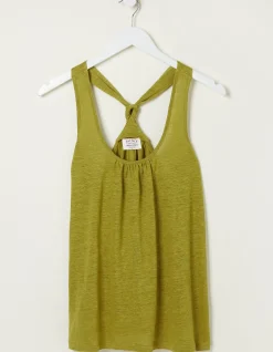 FatFace Linen Vest Top|Women Tops & T-Shirts