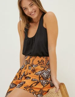 FatFace Linen Vest Top|Women Tops & T-Shirts