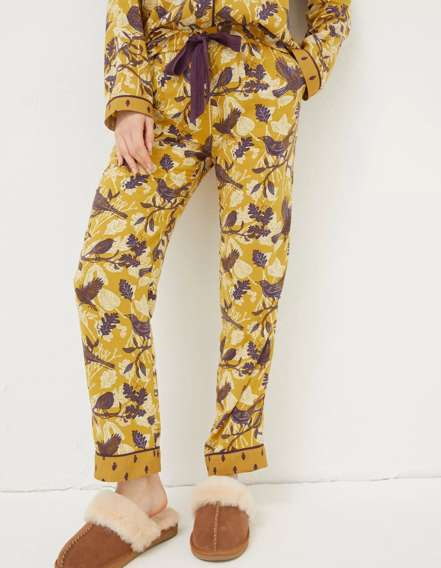 FatFace Lino Bird Pyjama Bottoms|Women Nightwear & Loungewear