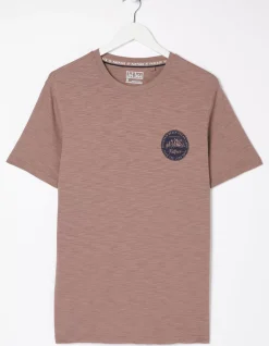 FatFace Long Path Printed T-Shirt|Men T-Shirts