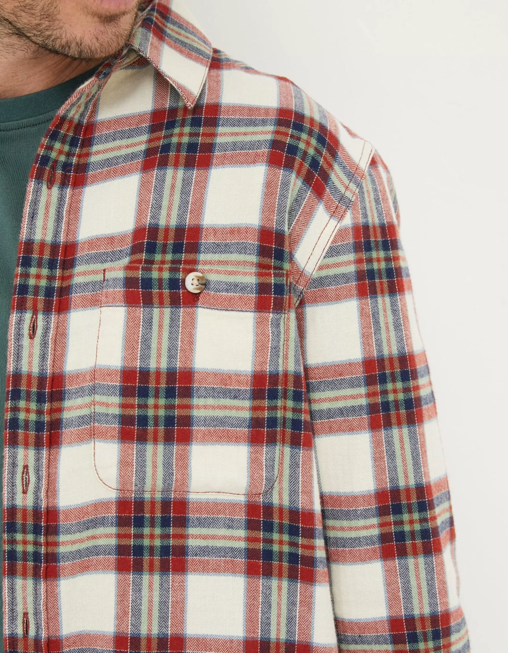 FatFace Long Sleeve Bruton Check Shirt|Men View All