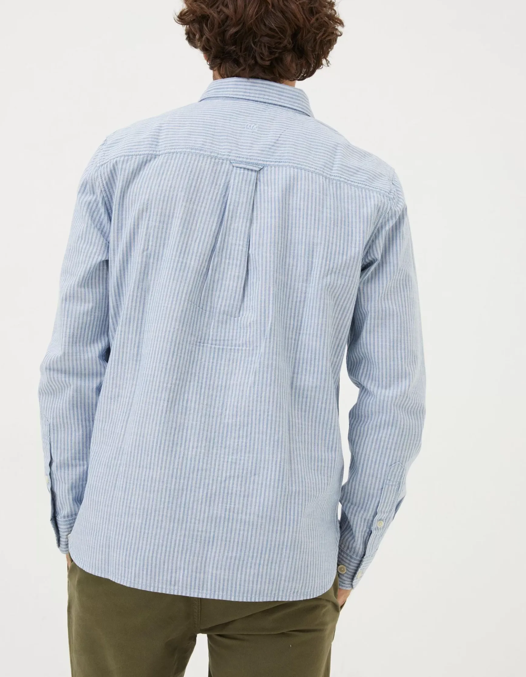 FatFace Long Sleeve Gore Stripe Shirt|Men Shirts
