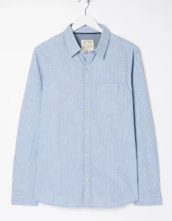 FatFace Long Sleeve Gore Stripe Shirt|Men Shirts