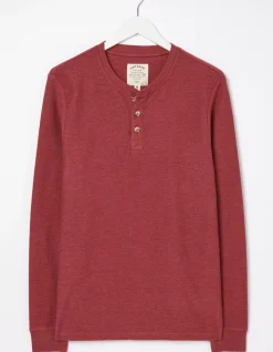 FatFace Long Sleeve Kintbury Henley|Men T-Shirts