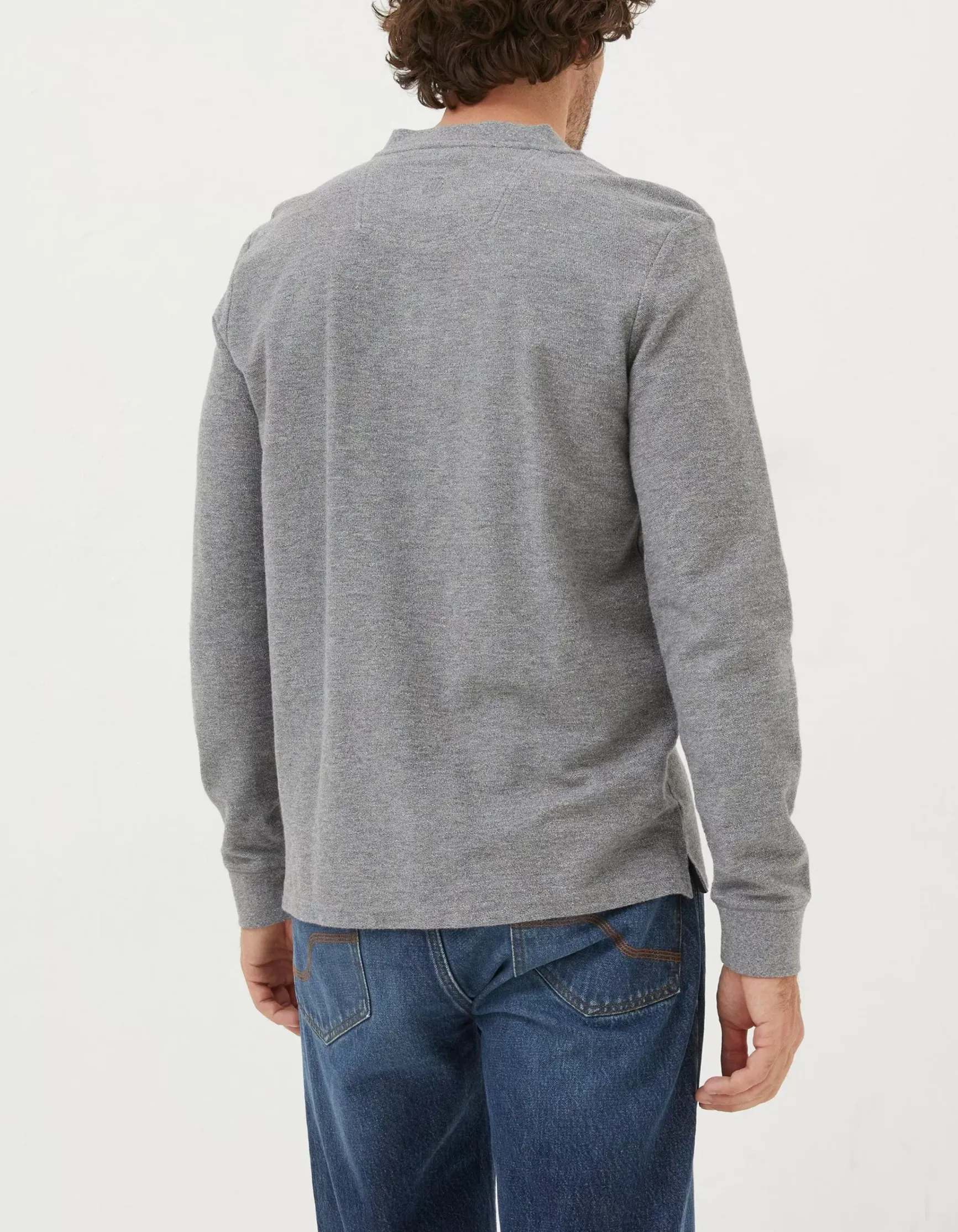 FatFace Long Sleeve Kintbury Henley|Men T-Shirts