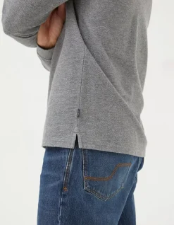 FatFace Long Sleeve Kintbury Henley|Men T-Shirts