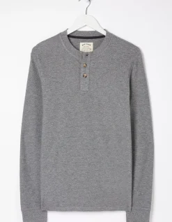 FatFace Long Sleeve Kintbury Henley|Men T-Shirts