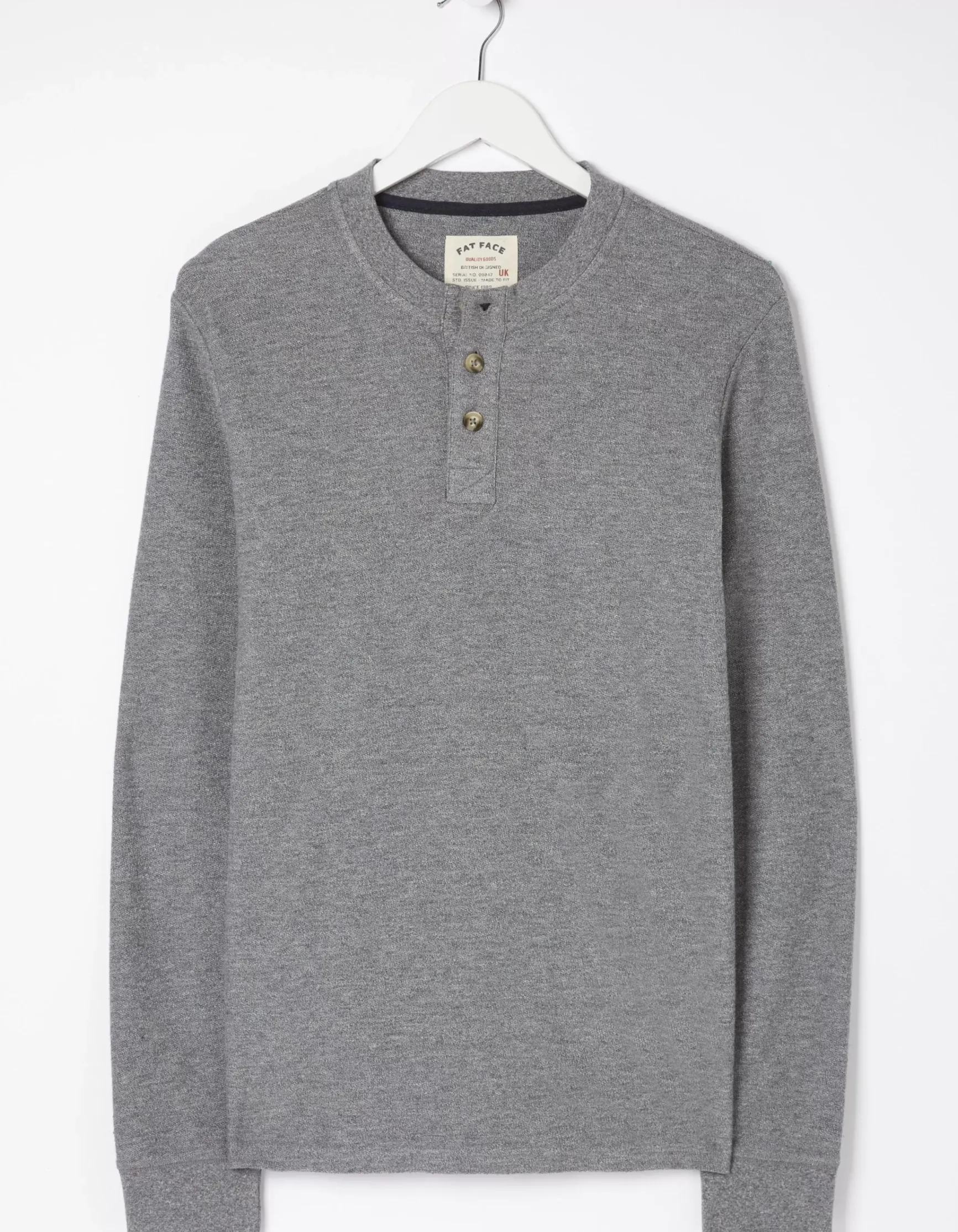 FatFace Long Sleeve Kintbury Henley|Men View All