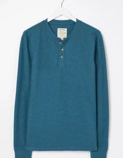 FatFace Long Sleeve Kintbury Henley|Men T-Shirts