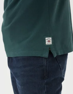 FatFace Long Sleeve Organic Pique Polo|Men Polo Shirts