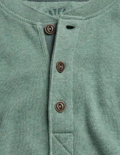 FatFace Long Sleeve Ribbed Henley|Men View All