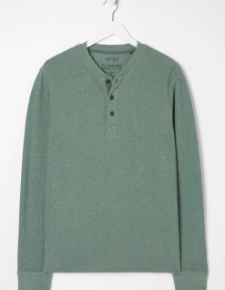 FatFace Long Sleeve Ribbed Henley|Men View All