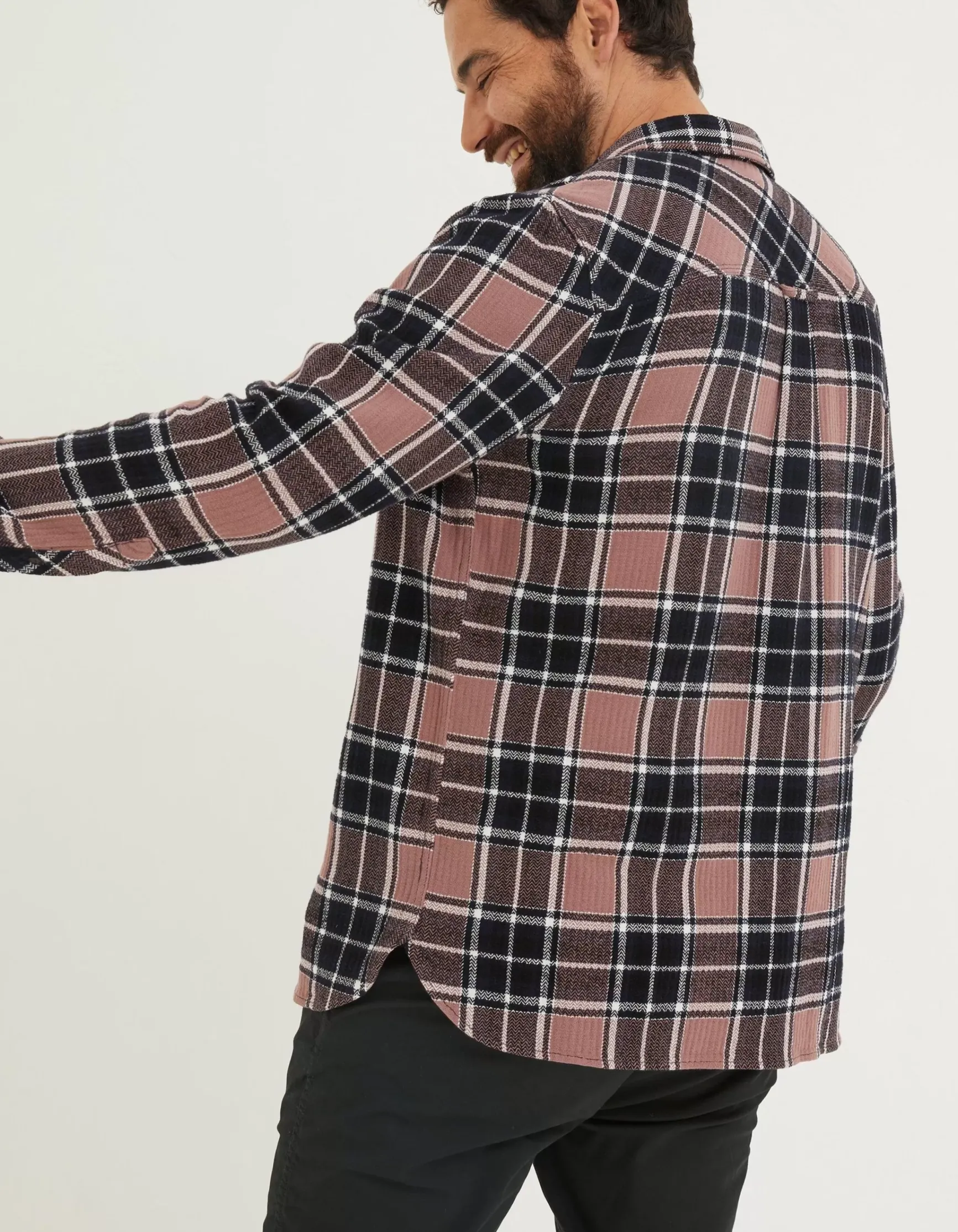 FatFace Long Sleeve Ripley Check Shirt|Men View All