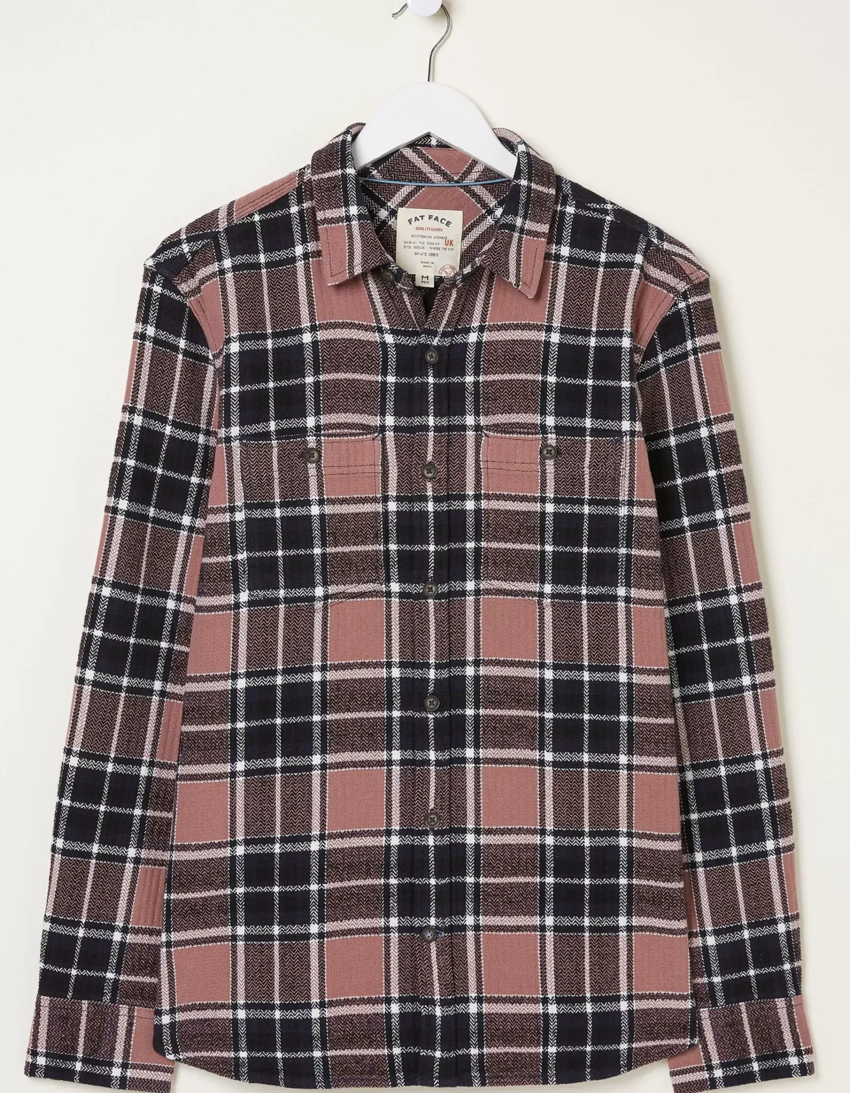 FatFace Long Sleeve Ripley Check Shirt|Men View All