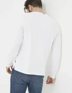 FatFace Long Sleeve Slub Henley T Shirt|Men View All
