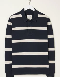 FatFace Long Sleeve Stripe Rugby Shirt|Men T-Shirts