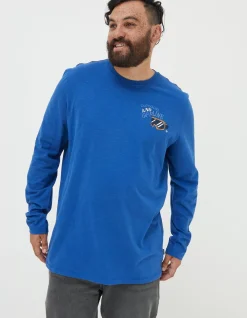 FatFace Long Sleeve Val D'Isere T-Shirt|Men T-Shirts