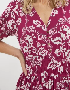 FatFace Lottie Wallpaper Jersey Dress|Women View All