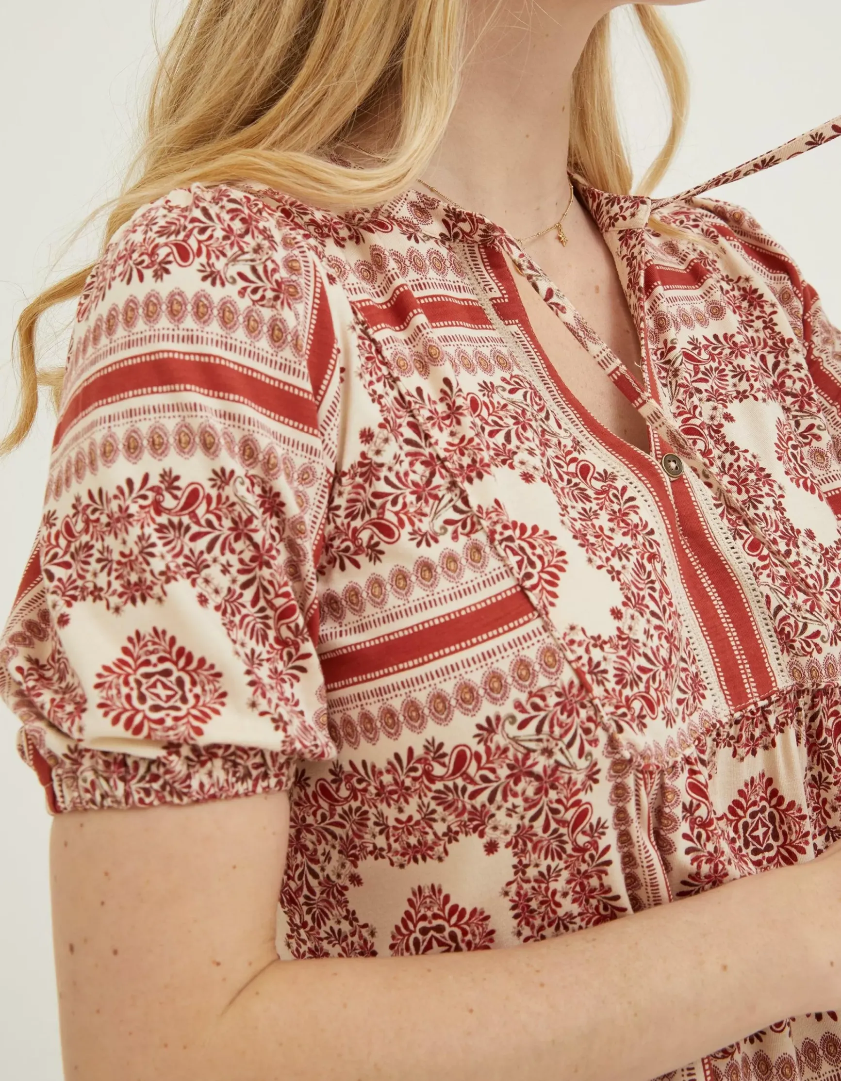 FatFace Lou Bandana Tunic Top|Women Tops & T-Shirts