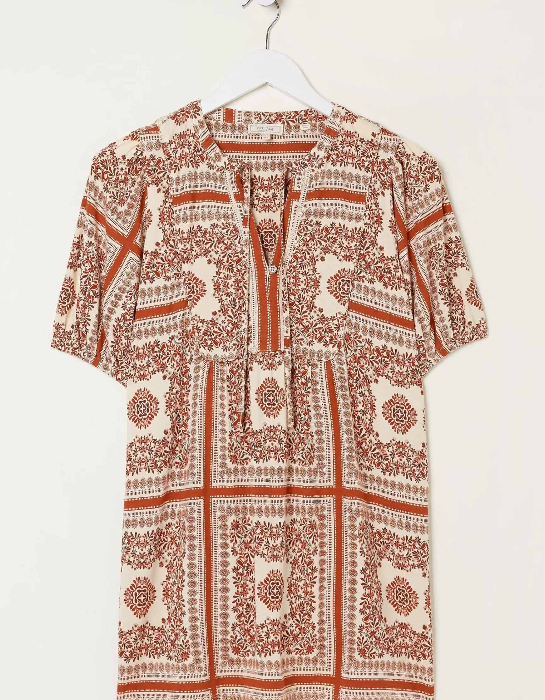 FatFace Lou Bandana Tunic Top|Women Tops & T-Shirts