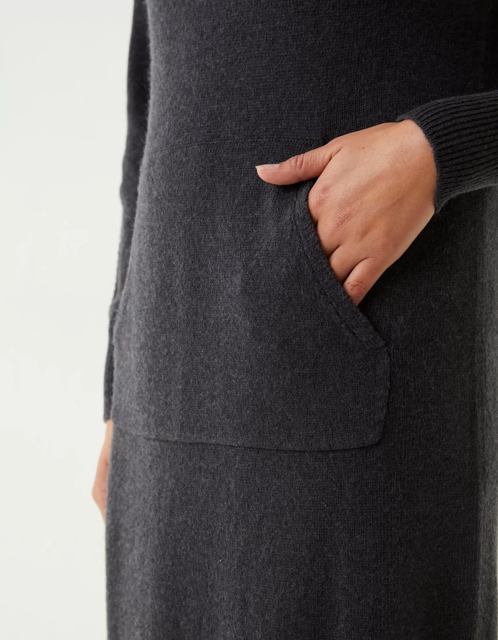FatFace Lounge Knitted Hoodie Dress|Women Dresses