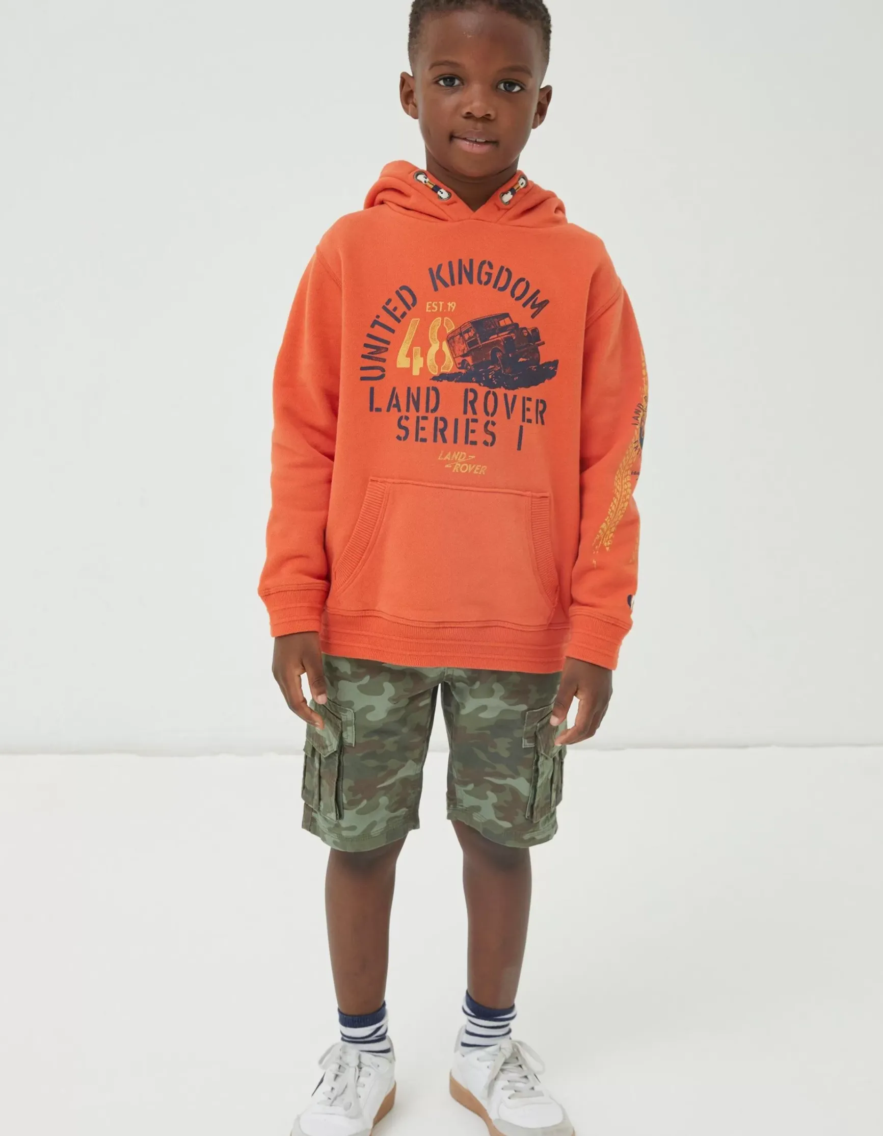 FatFace Lulworth Camo Cargo Shorts|Boys View All